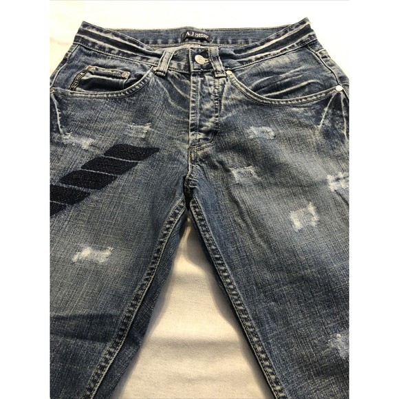 Armani Men's Jeans Distressed Button fly Boot Cut Size 30 x 33 - Picture 1 of 8